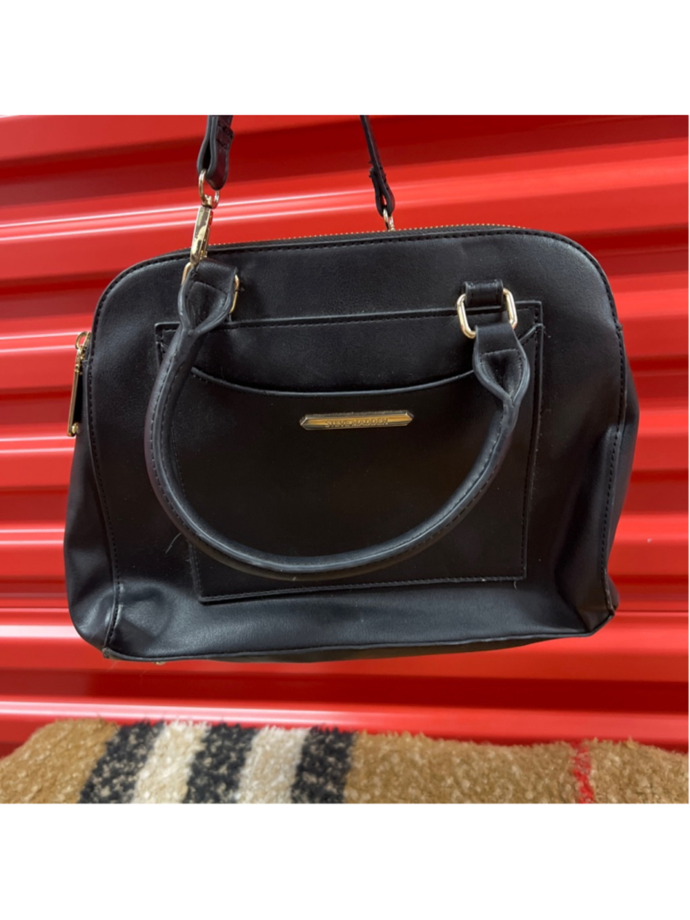 Women's Steve Madden Black Satchel One Size